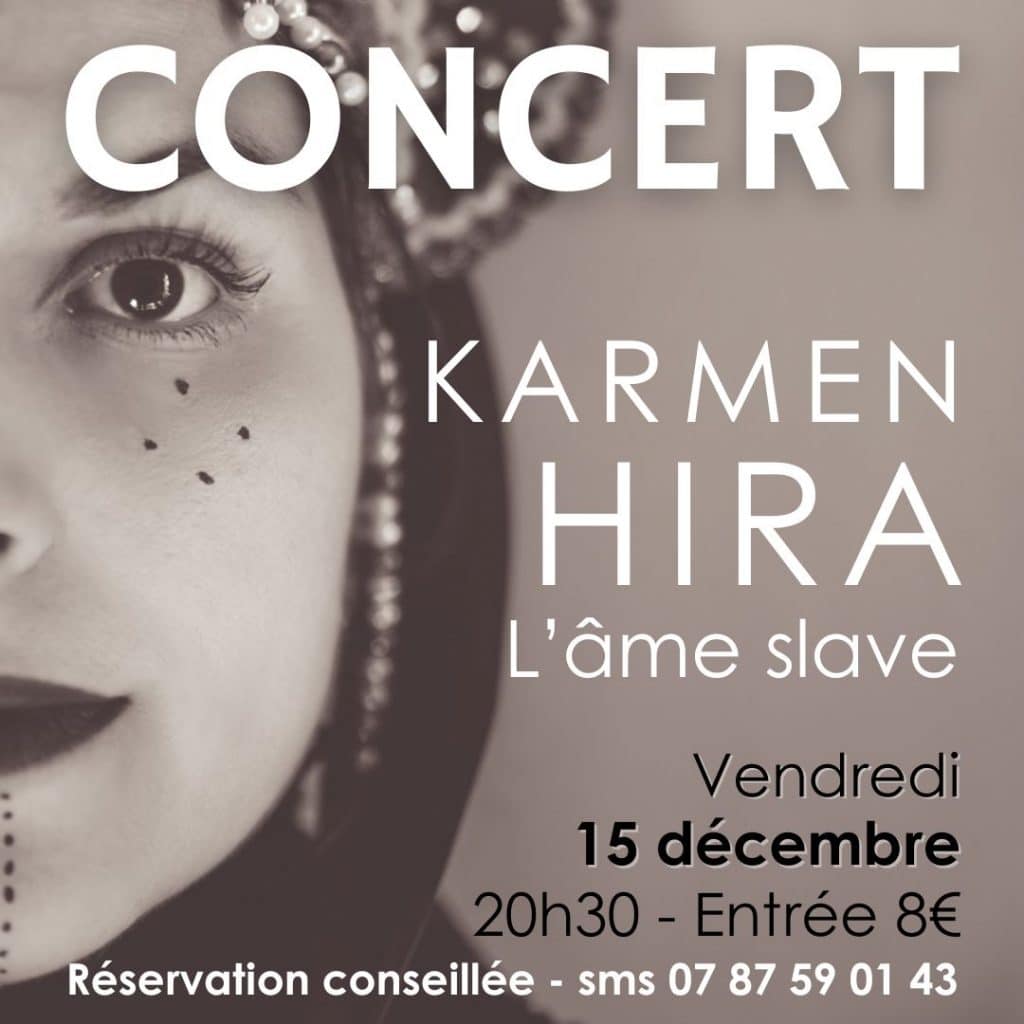 Concert KARMEN HIRA – 15 décembre